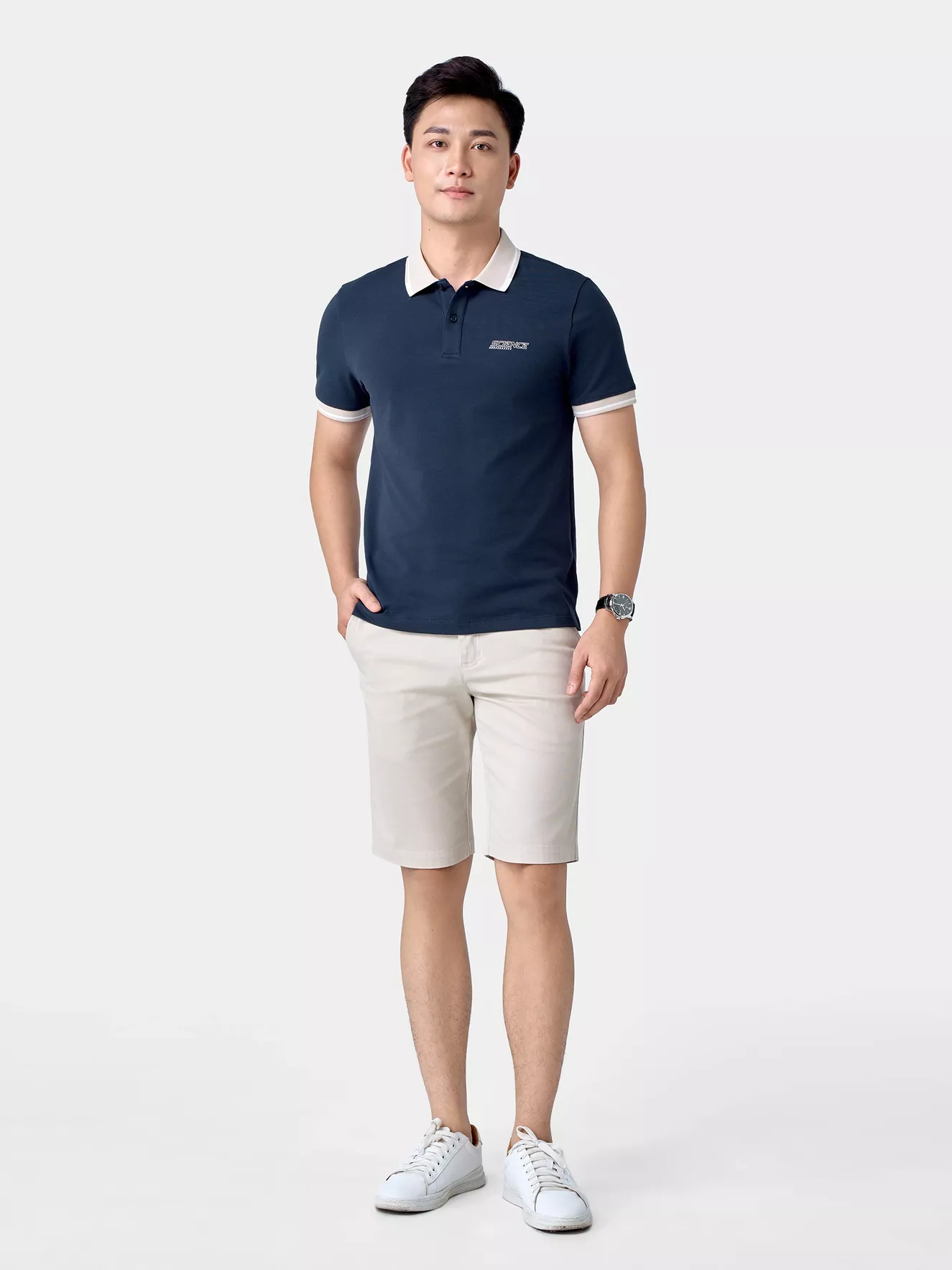 Áo Polo Nam Cotton 5S Fashion Phom Slimfit APC24025