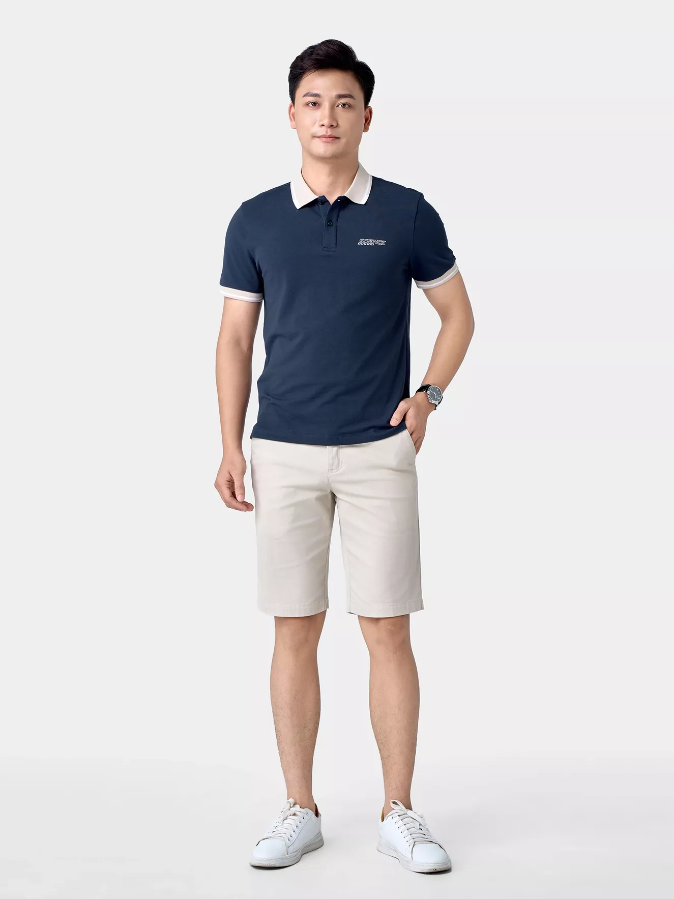 Áo Polo Nam Cotton 5S Fashion Phom Slimfit APC24025