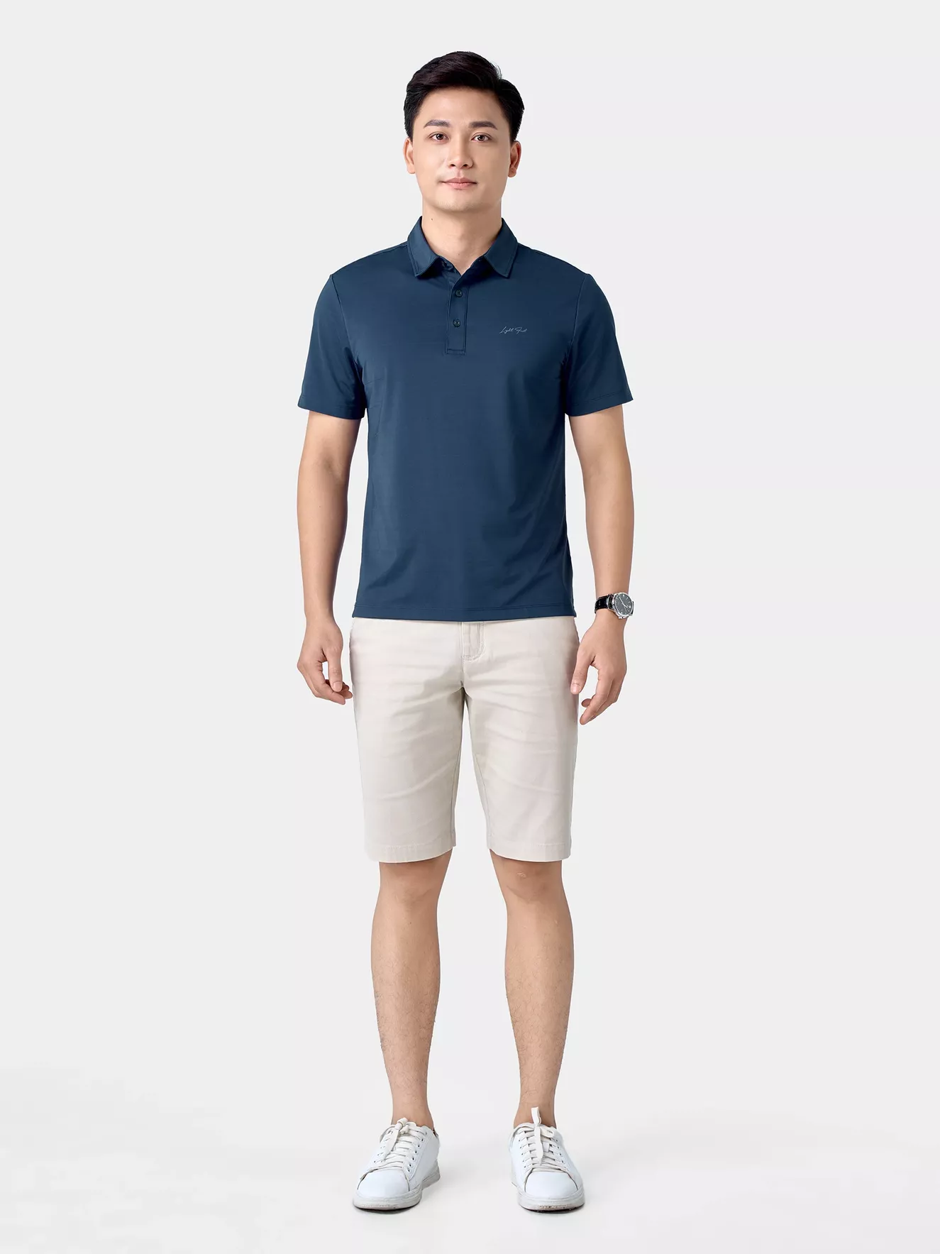 Áo Polo Nam 5S Fashion In Chữ Phom Regular APC24013