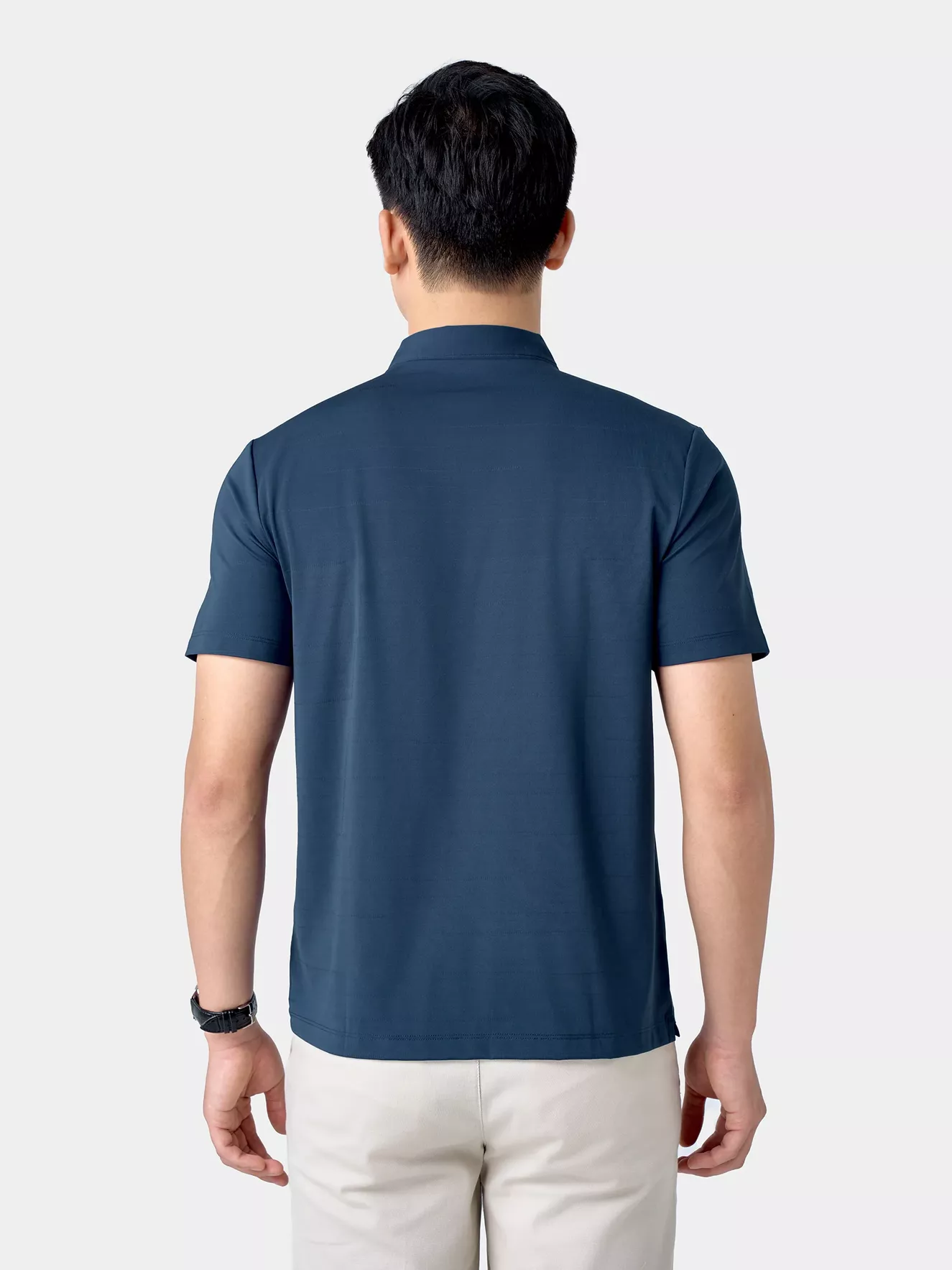 Áo Polo Nam 5S Fashion In Chữ Phom Regular APC24013