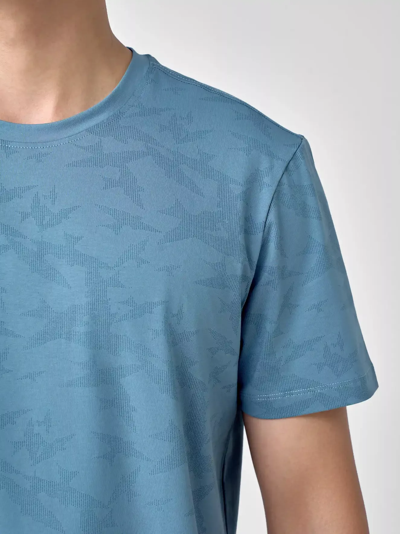 Áo Thun Nam Ngắn Tay 5S Fashion Cotton In Họa Tiết Casual ATS24008