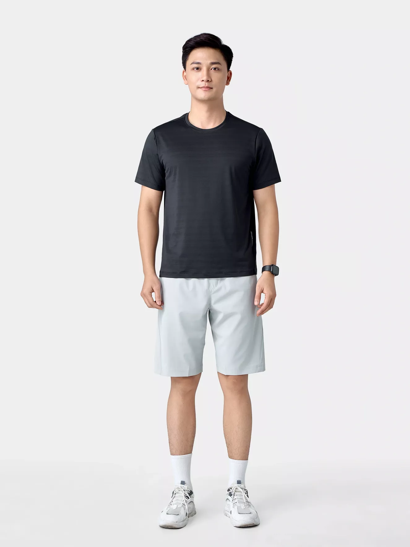 Áo Thun Nam Thể Thao Ngắn Tay 5S Fashion Phom Regular ATS24038