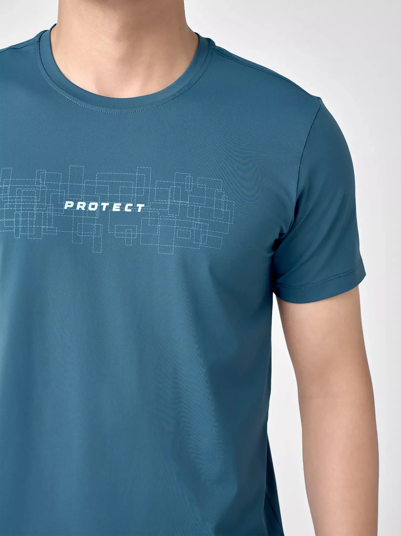 Áo Thun Nam Ngắn Tay 5S Fashion In Chữ Slimfit ATS24030