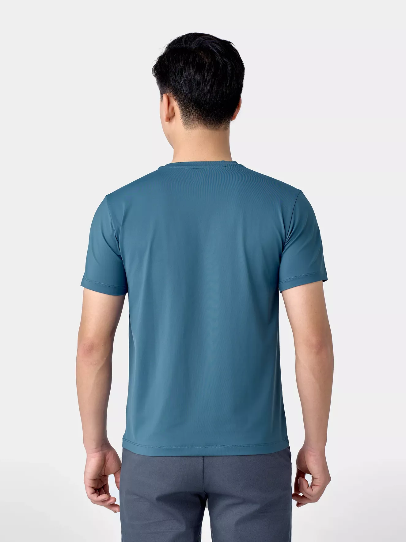 Áo Thun Nam Ngắn Tay 5S Fashion In Chữ Slimfit ATS24030