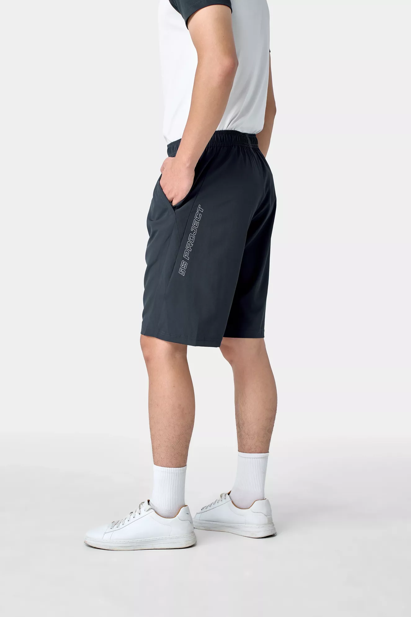 Quần Short Thể Thao Nam 5S Fashion Phom Regular Trơn QST24004