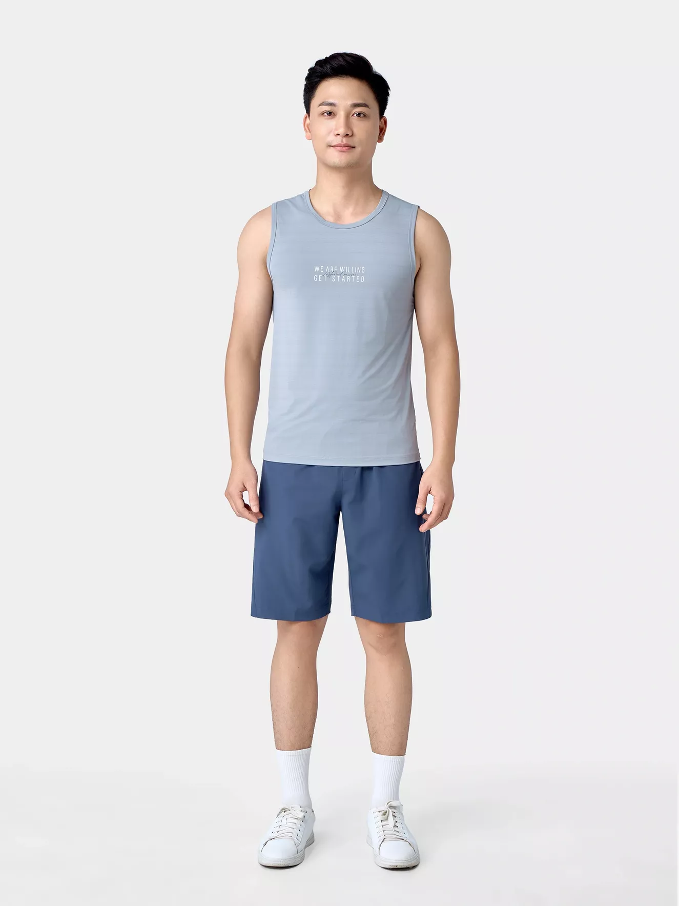 Áo Sát Nách Nam 5S Fashion In Chữ Phom Slimfit ASN24002