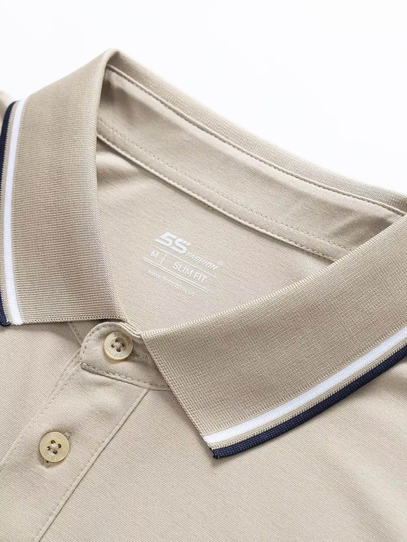 Áo Polo Dài Tay 5S Fashion Slimfit APD23001