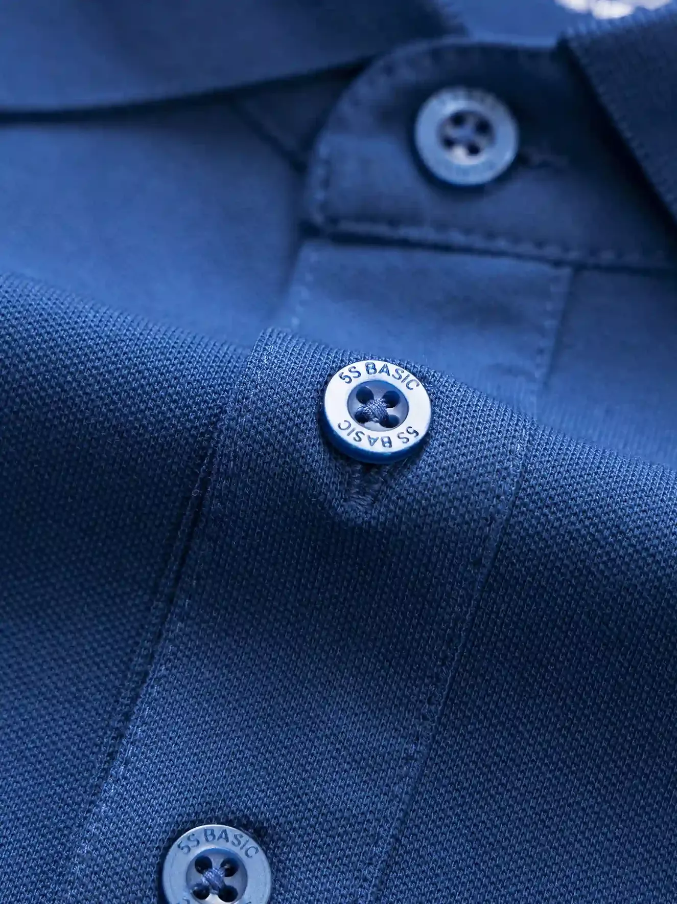 Áo Polo Dài Tay 5S Fashion Cổ Phối Màu Slimfit APD23600