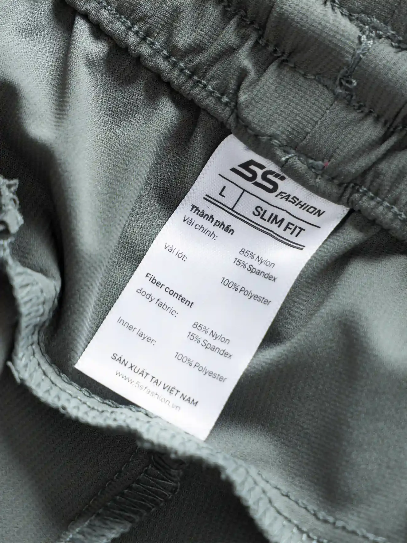 Quần Dài Thể Thao Jogger Nam 5S Fashion Trơn Slimfit QDT23003