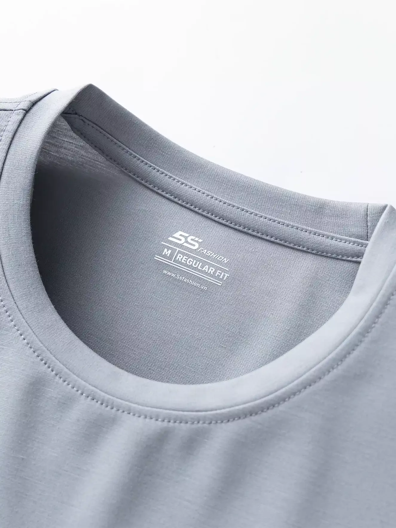 Áo Thun Nam Dài Tay Cổ Tròn 5S Fashion Regular Fit ATO23014