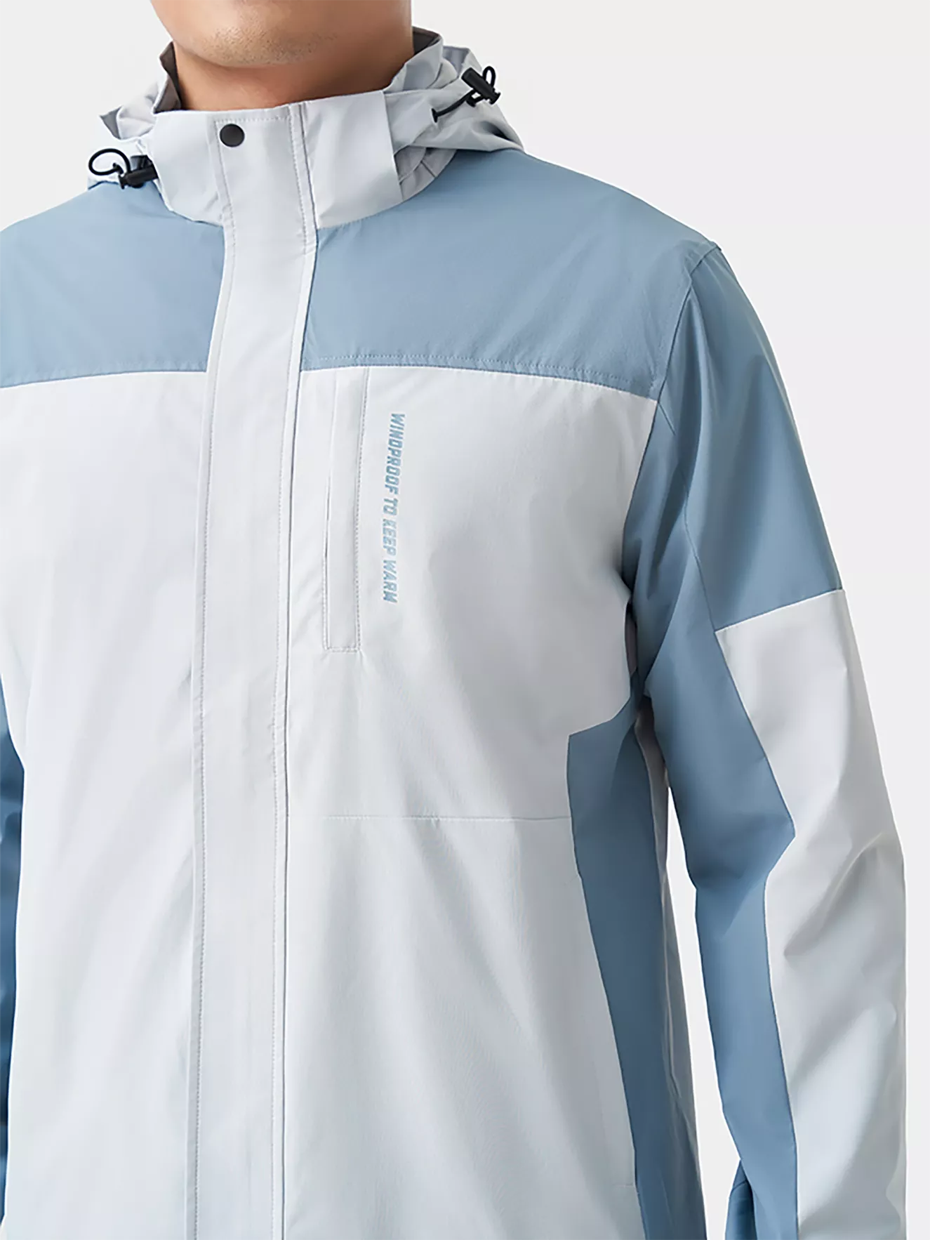 Áo Khoác Gió Lót Nỉ Phối Màu 5S Fashion Slimfit AKG23008