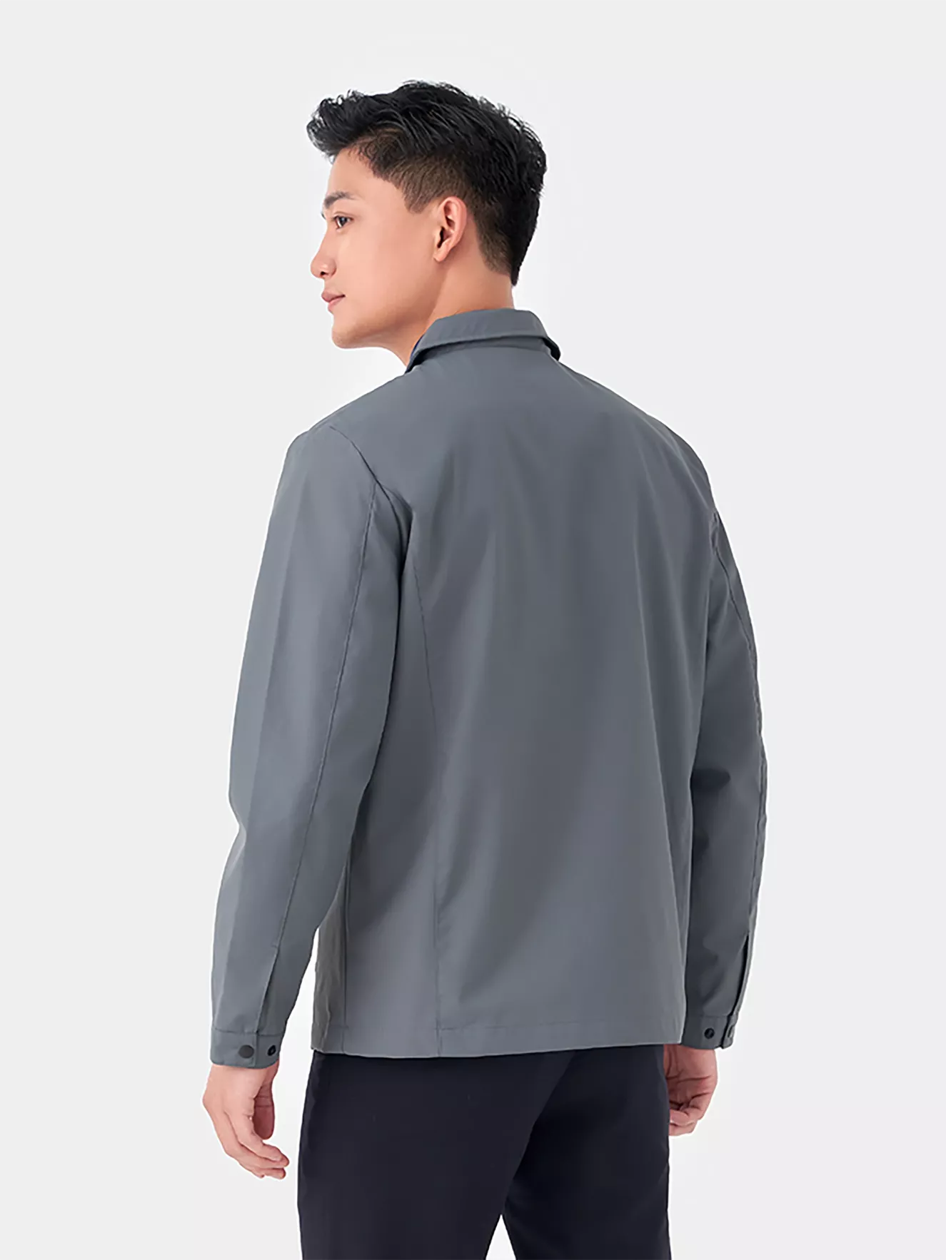 Áo khoác gió 2 lớp cổ bẻ 5S Fashion AKG23011