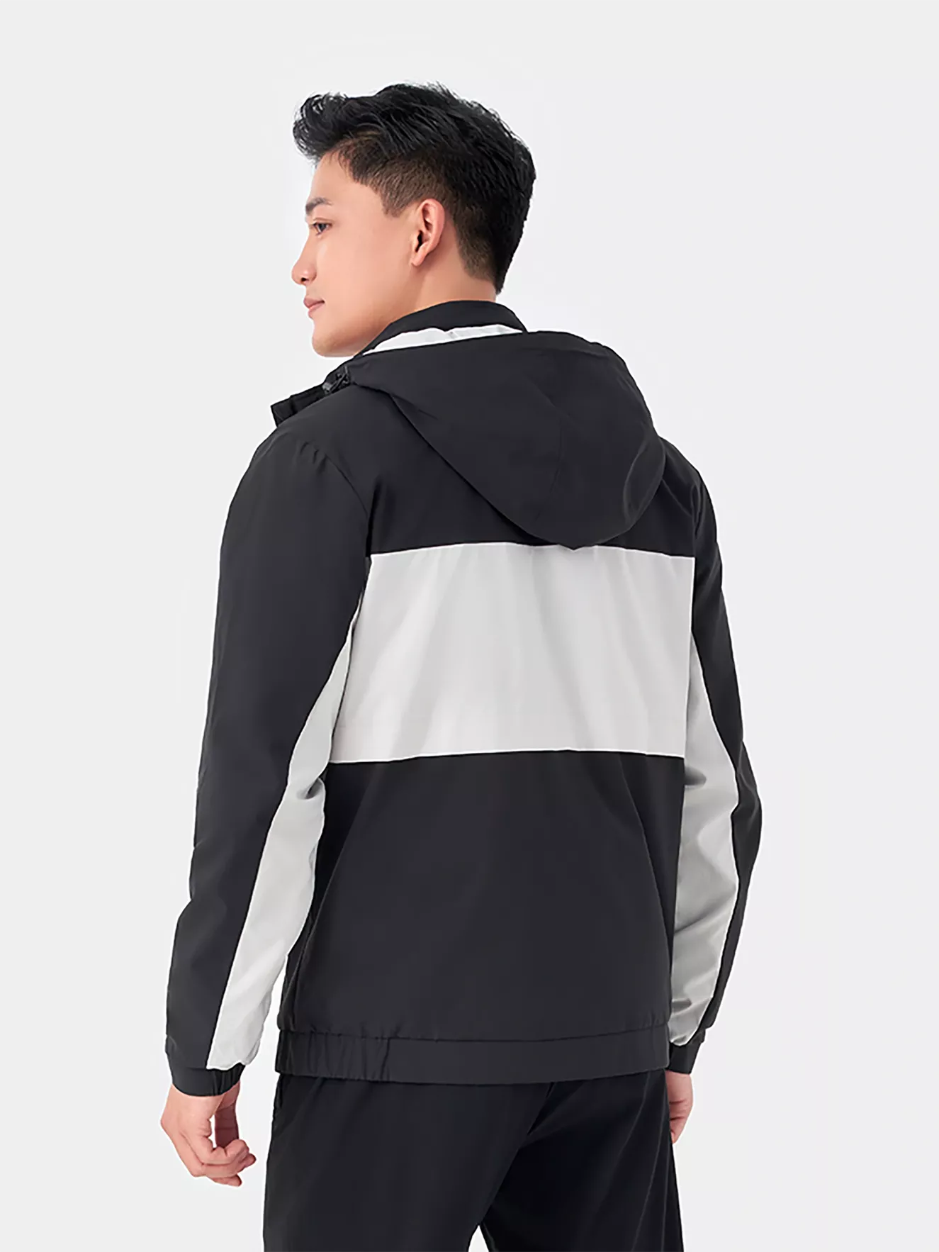 Áo khoác gió 2 lớp phối màu Slimfit 5S Fashion AKG23015