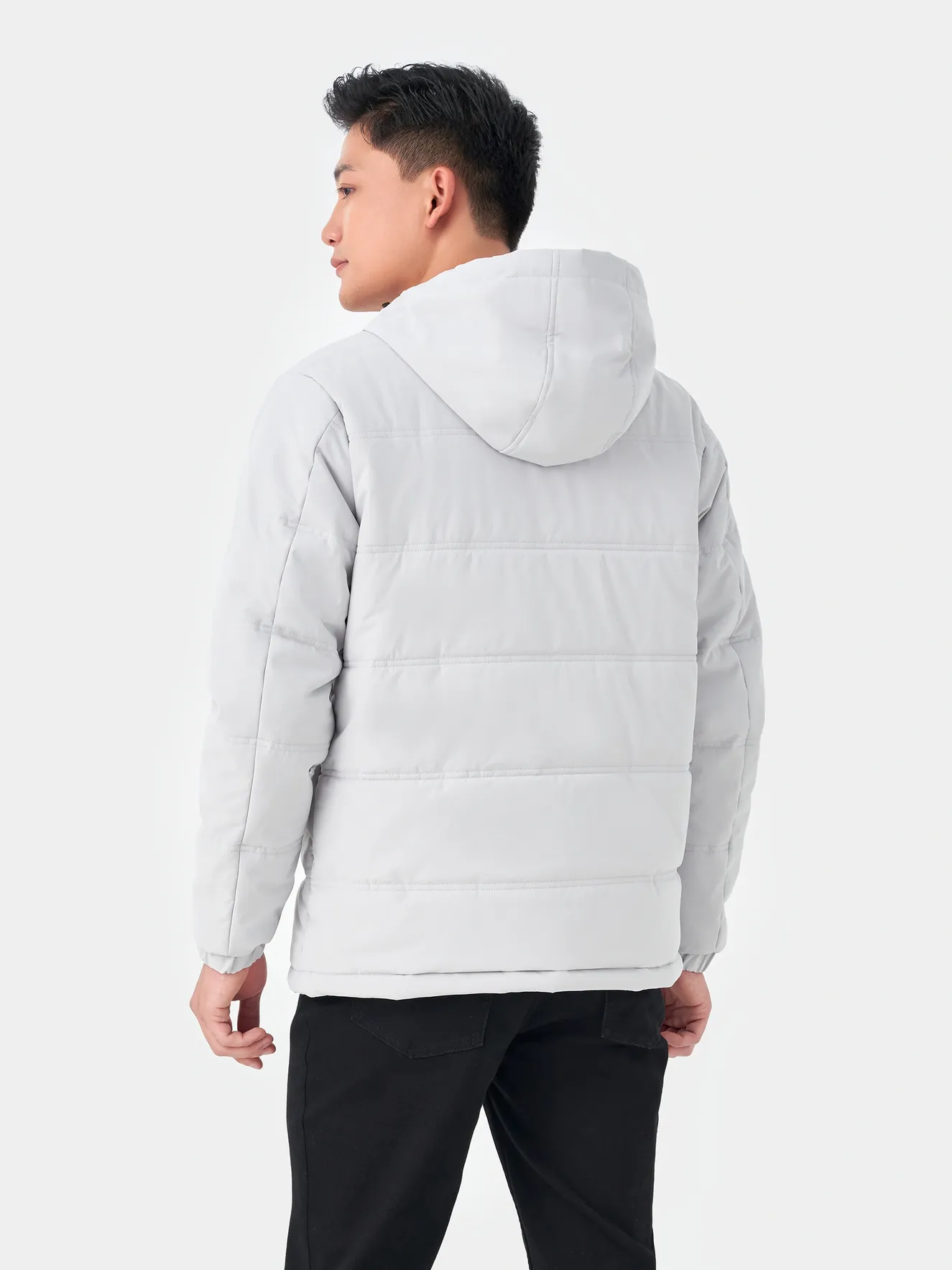 Áo Khoác Phao Nam Trơn 5S Fashion Chần Bông Xay AKC23016