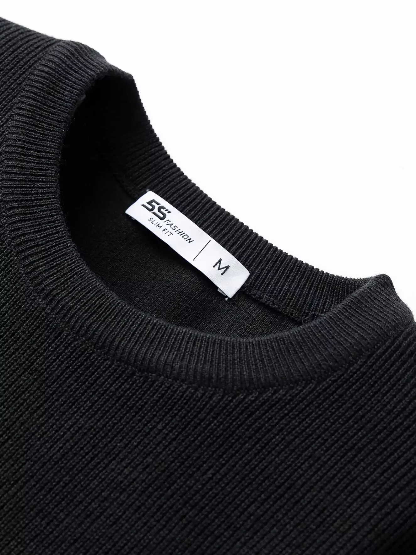 Áo Len Trơn Nam 5S Fashion Slim Fit ALO23004