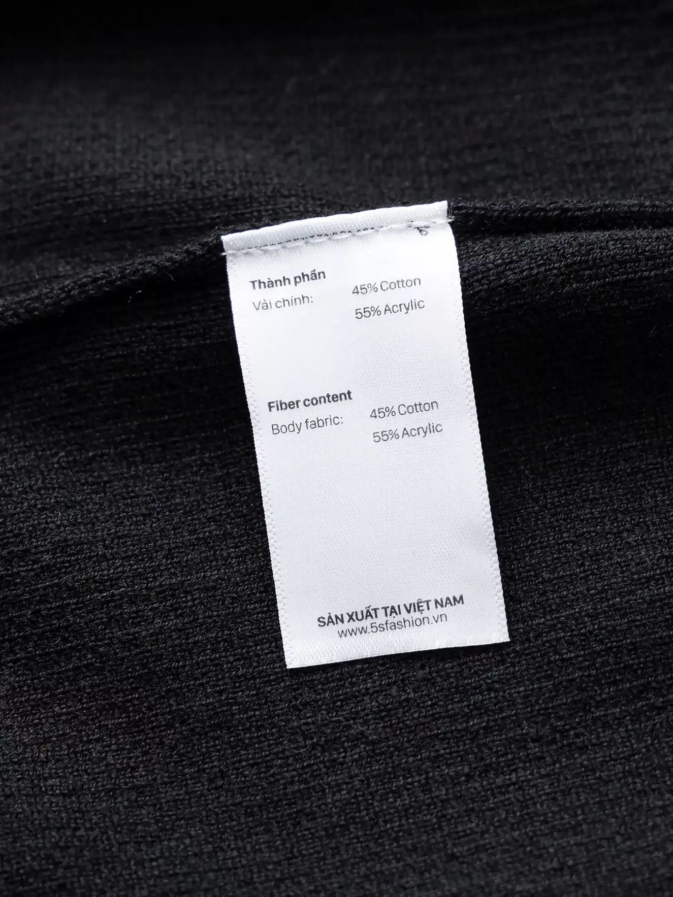 Áo Len Trơn Nam 5S Fashion Slim Fit ALO23004