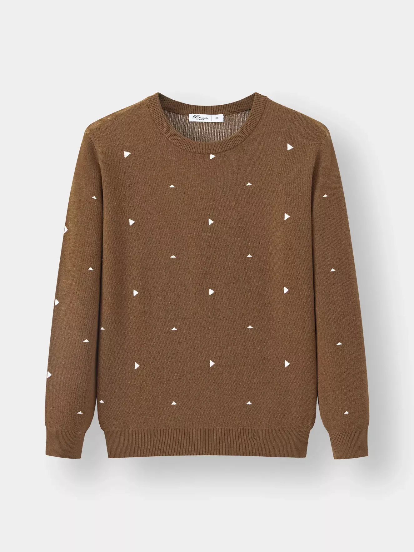 Áo Len Họa Tiết Tam Giác Nhỏ 5S Fashion Slim Fit ALO23006