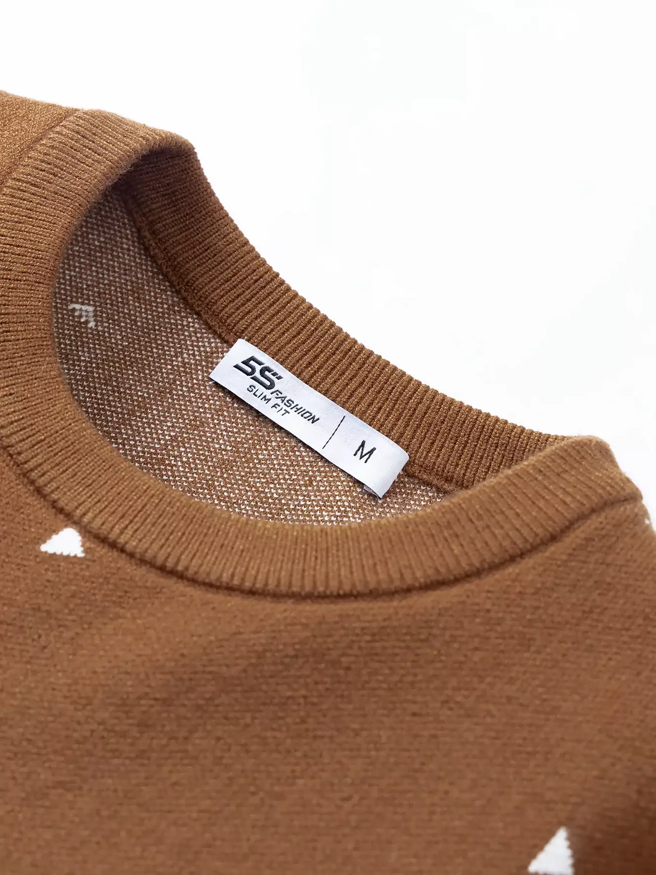 Áo Len Họa Tiết Tam Giác Nhỏ 5S Fashion Slim Fit ALO23006