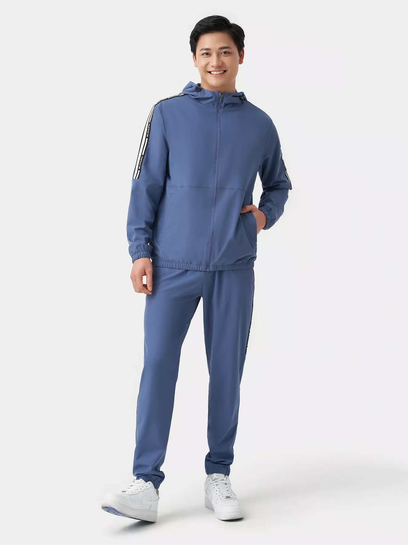 Áo Khoác Gió Thể Thao 5S Fashion Slimfit AGB23002