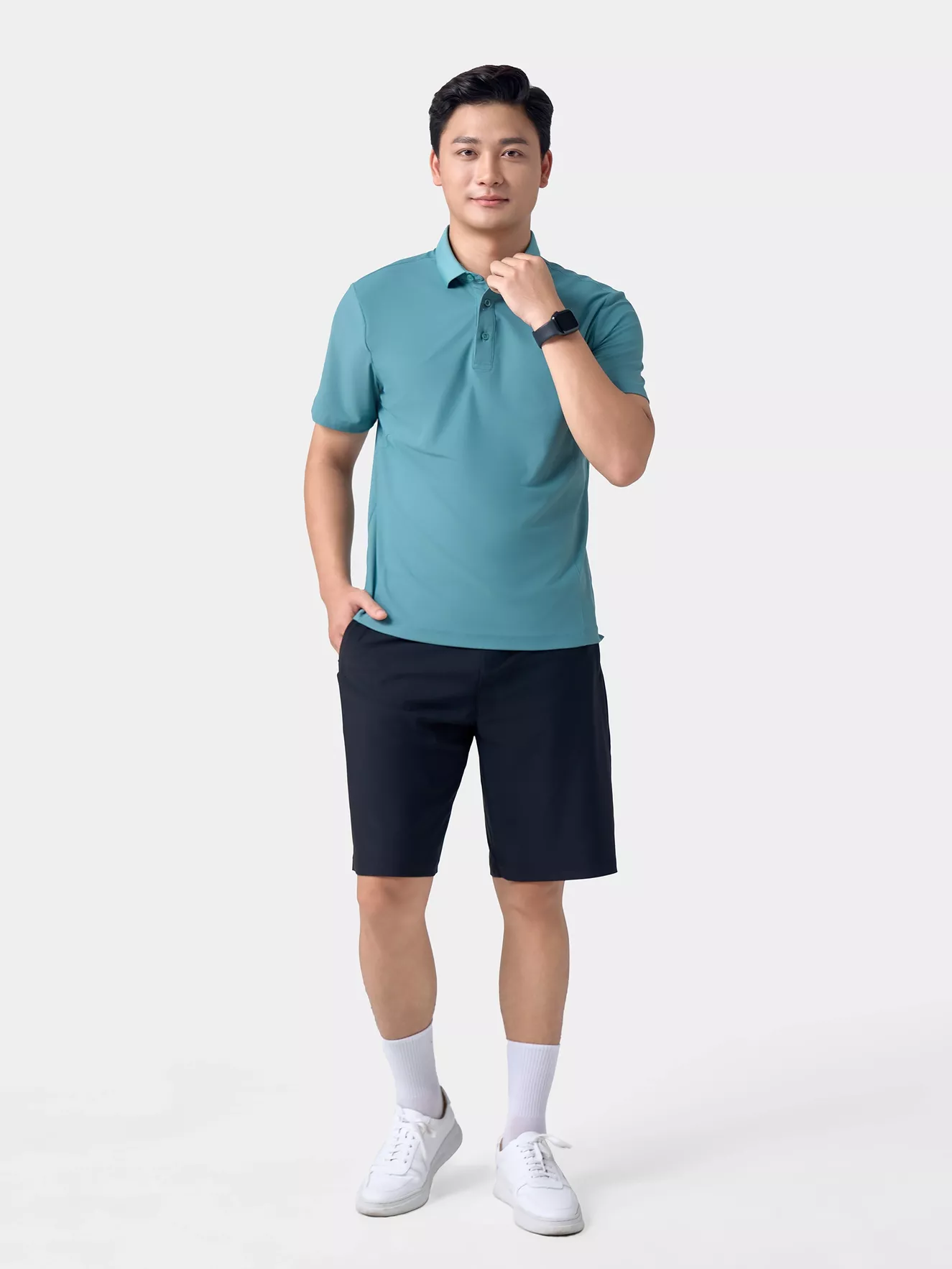 Bộ Quần Áo Polo Nam Basic Nhẹ Mát Phom Regular BAPC24003-BQST24003