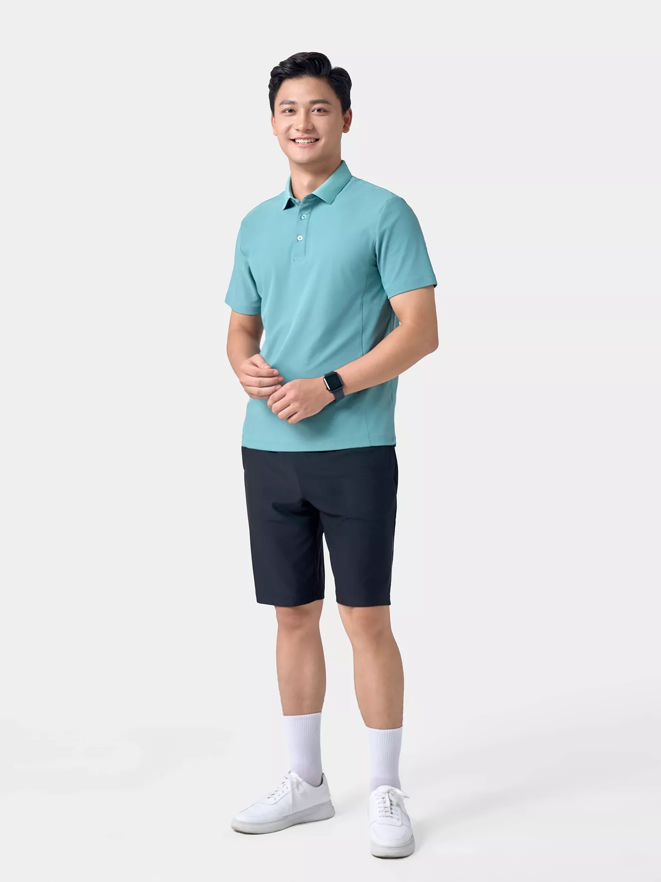 Bộ Quần Áo Polo Nam Basic Nhẹ Mát Phom Regular BAPC24003-BQST24003