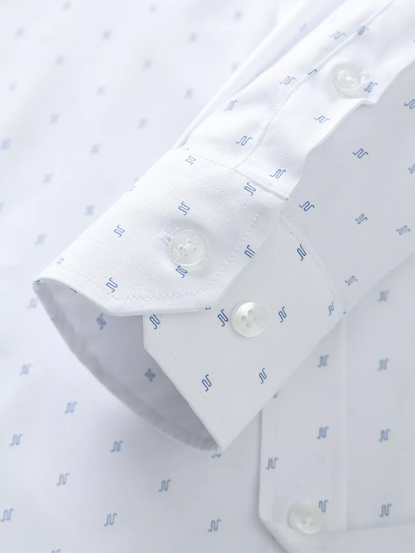 Áo Sơ Mi Nam Dài Tay 5S Fashion Họa Tiết Phom Slimfit ASM24218