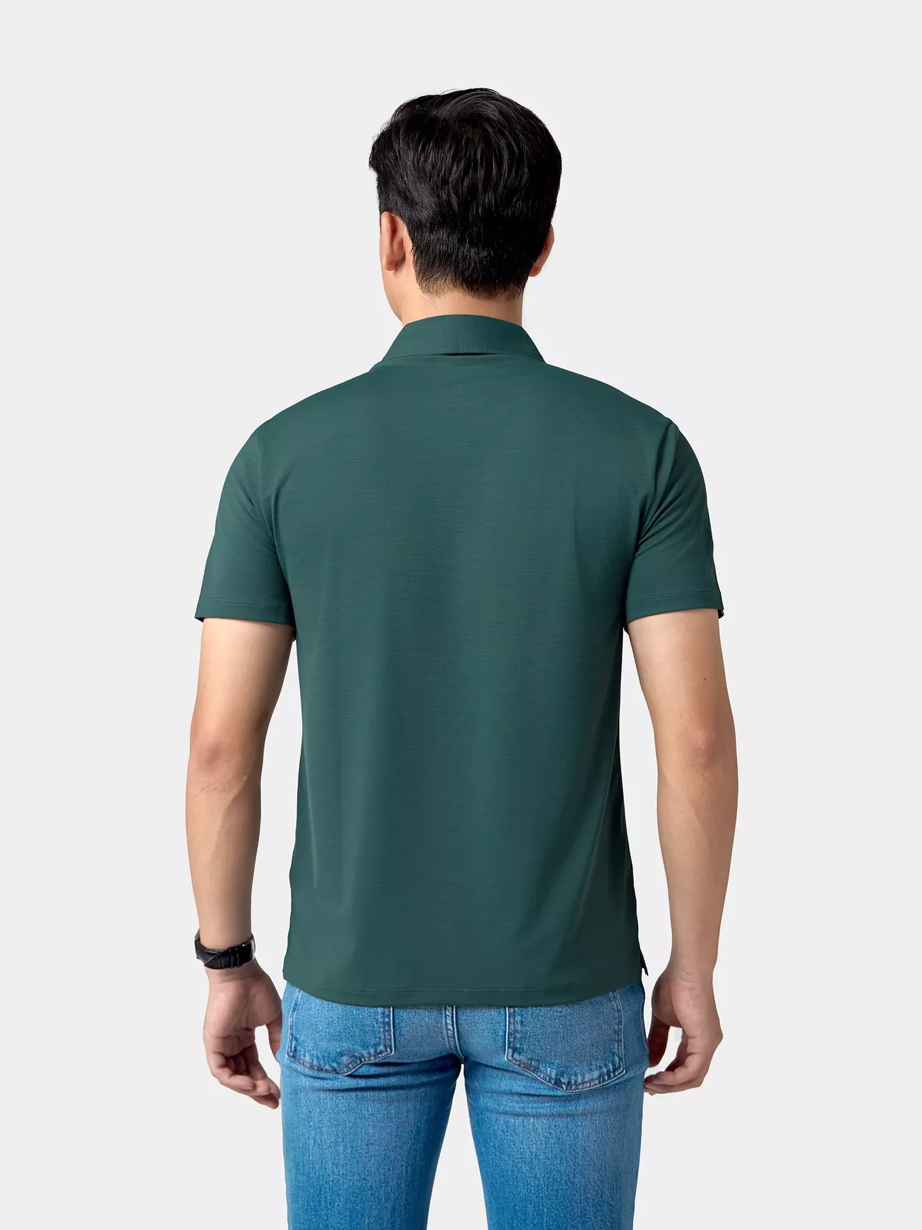 Áo Polo Nam Thể Thao 5S Fashion In Chữ Phom Slimfit APC24018