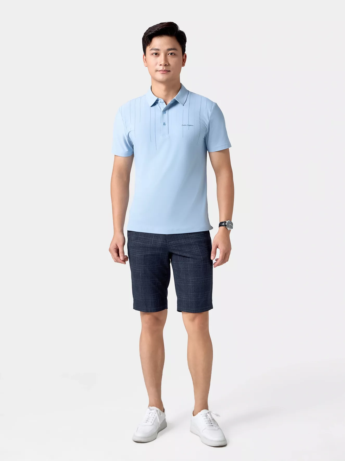 Áo Polo Nam 5S Fashion Họa Tiết Phom Slimfit APC24031