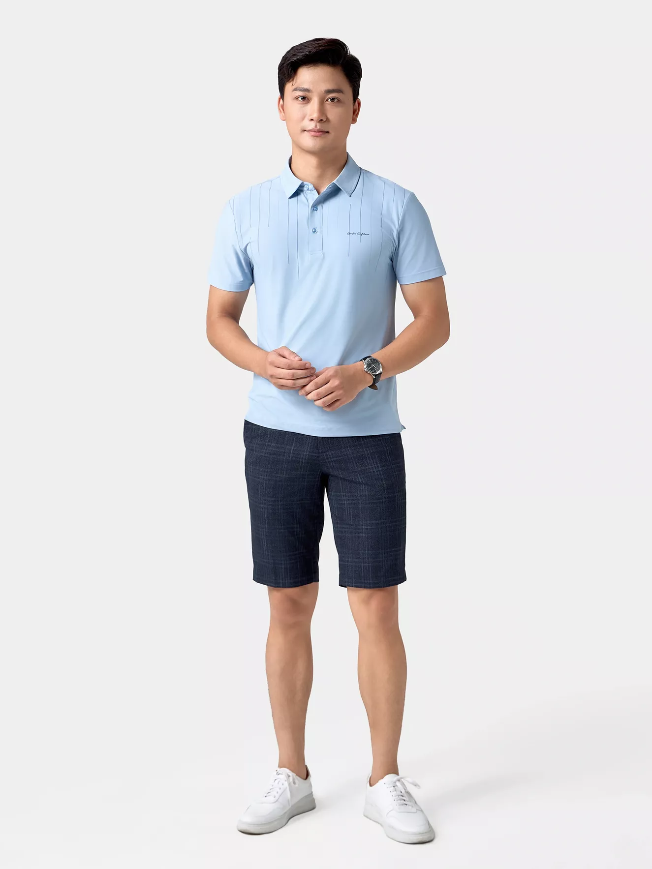Áo Polo Nam 5S Fashion Họa Tiết Phom Slimfit APC24031