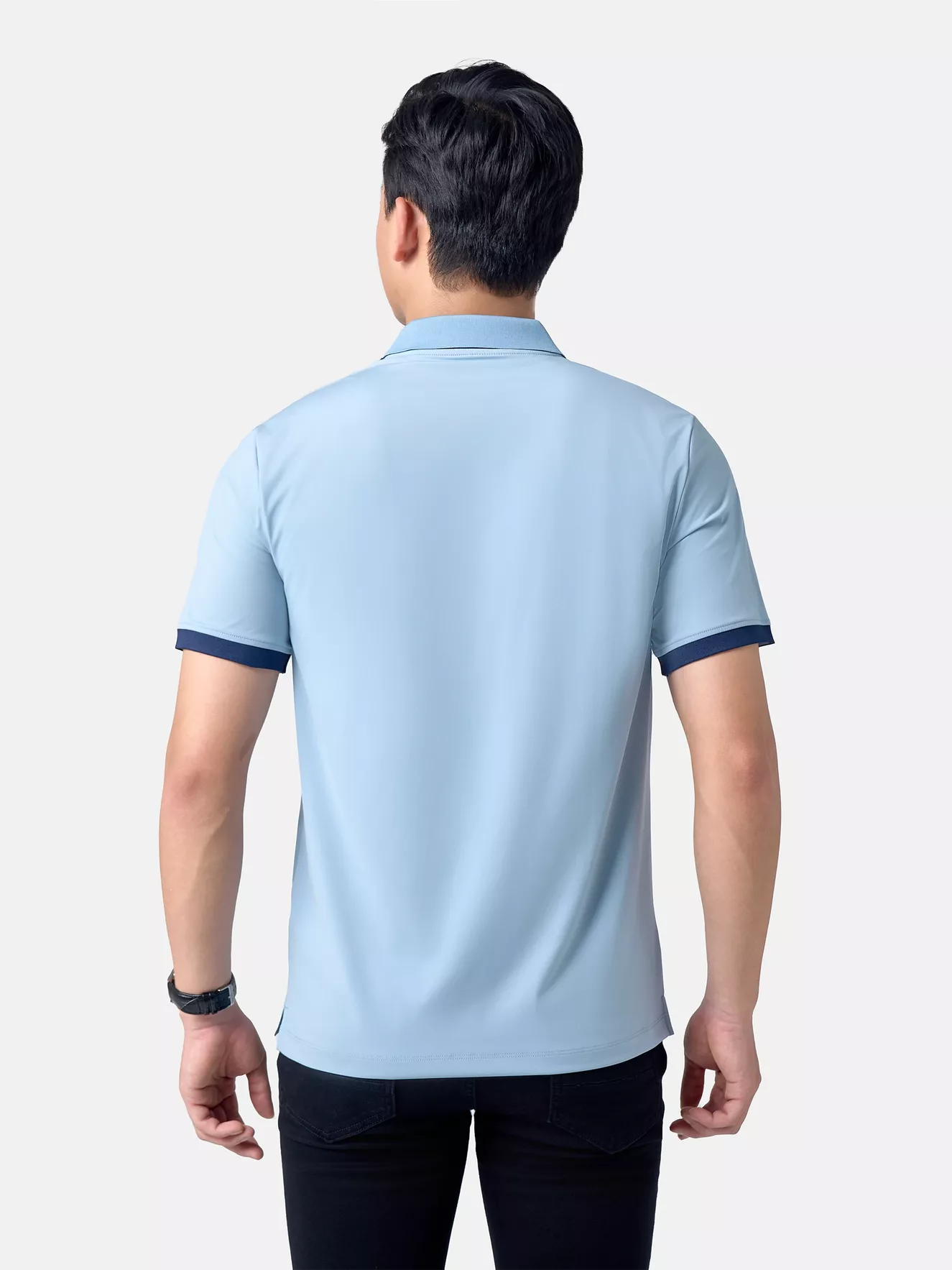 Áo Polo Nam Thể Thao 5S Fashion Bo Phối Màu Regular APC24005
