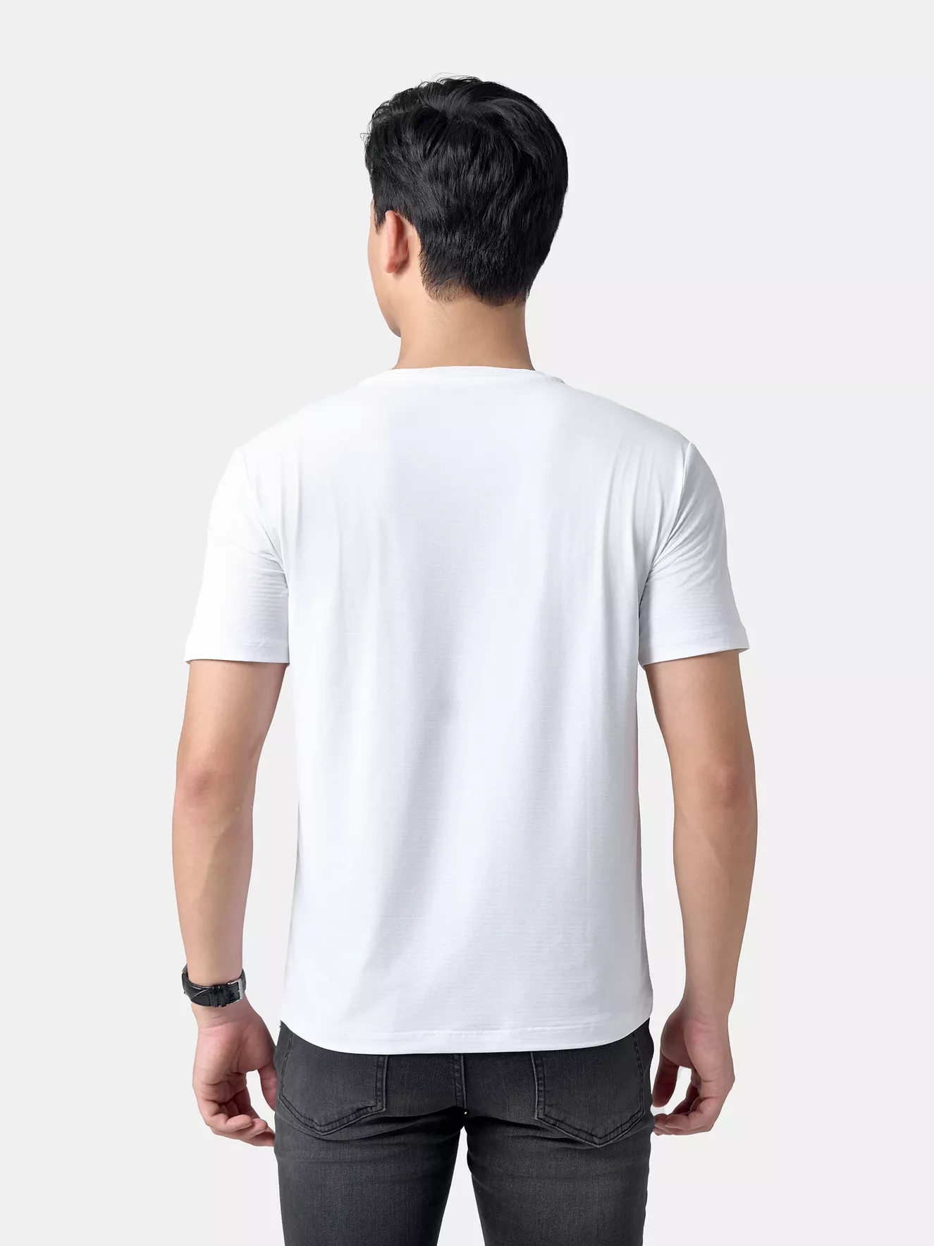 Áo Thun Nam 5S Fashion Siêu Nhẹ Mát In Chữ Phom Slimfit ATS24061