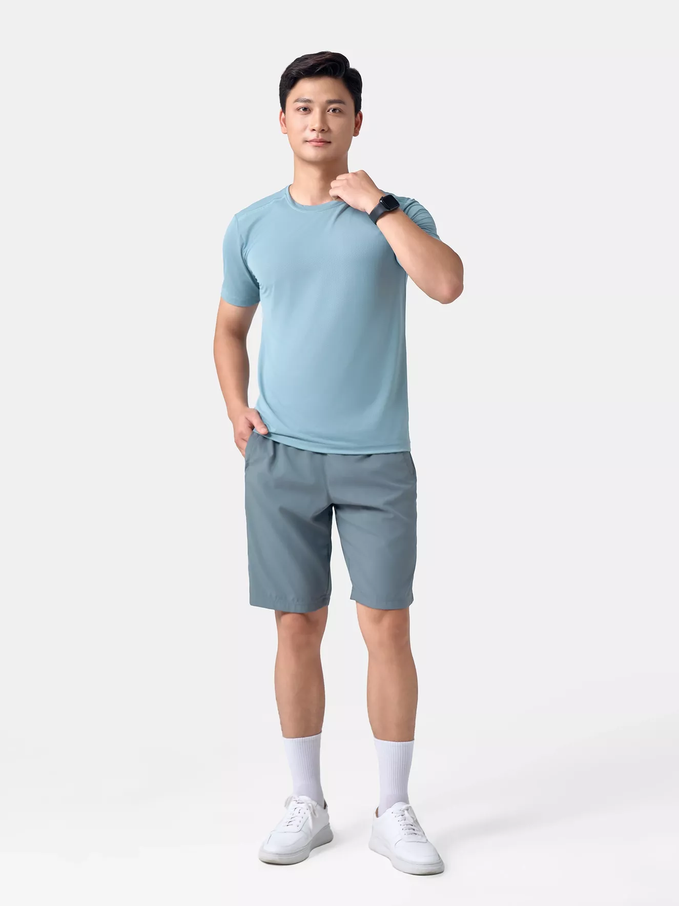 Áo Thun Nam 5S Fashion Chất Liệu Thể Thao Phom Slimfit ATS24039