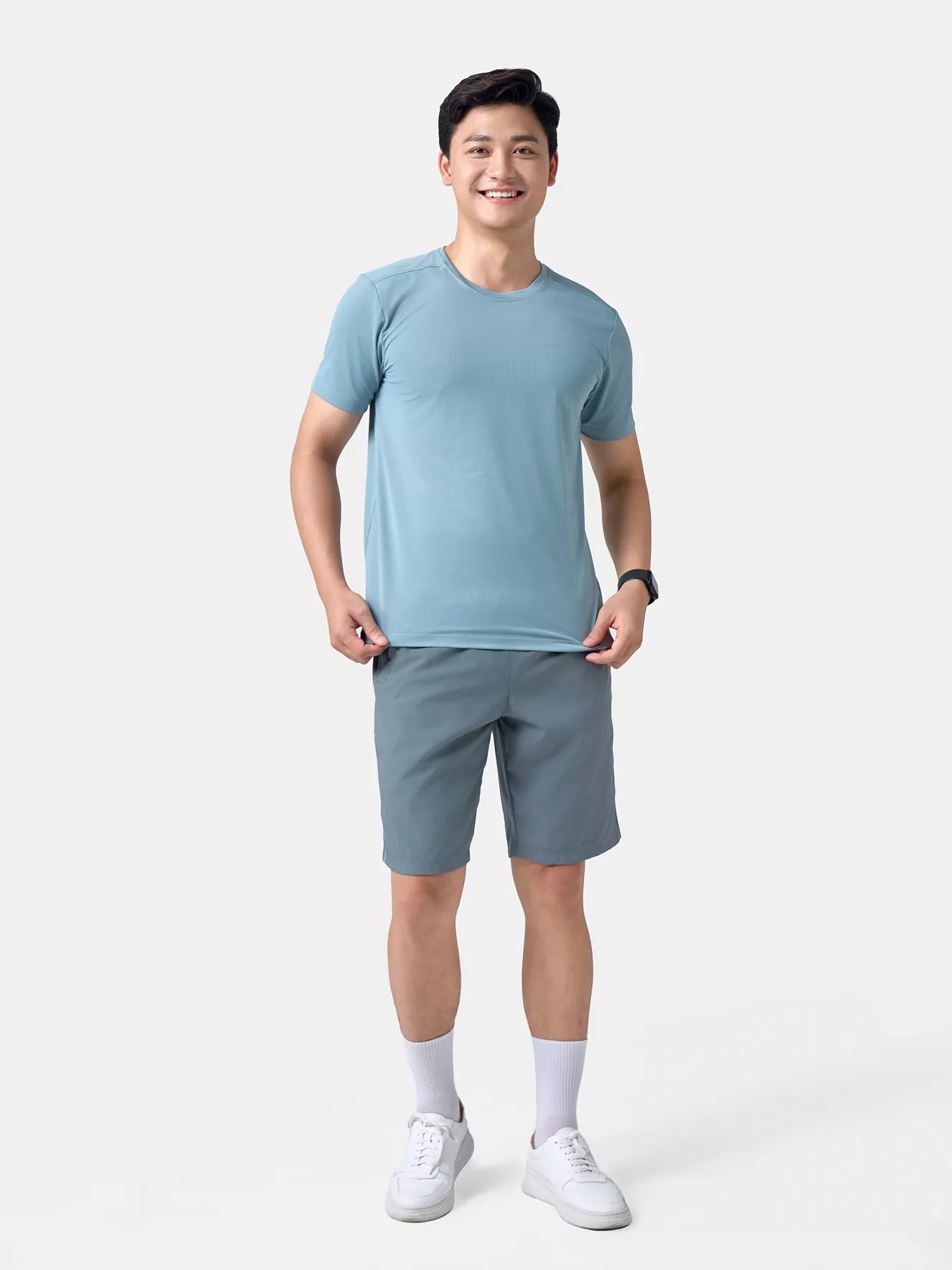 Áo Thun Nam 5S Fashion Chất Liệu Thể Thao Phom Slimfit ATS24039