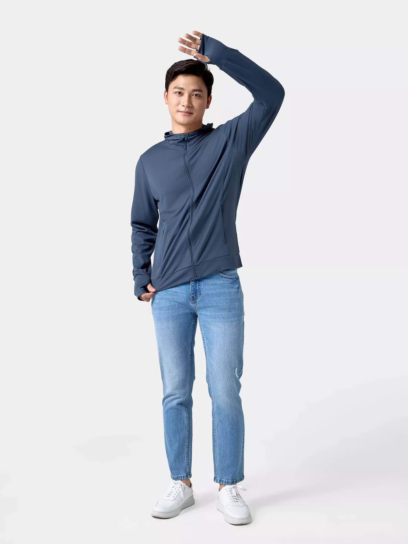 Áo Chống Nắng Nam 5S Fashion Trơn Slimfit ACN24006