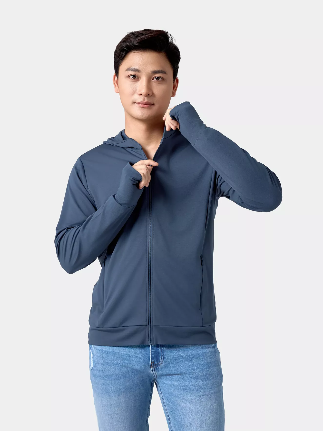 Áo Chống Nắng Nam 5S Fashion Trơn Slimfit ACN24006
