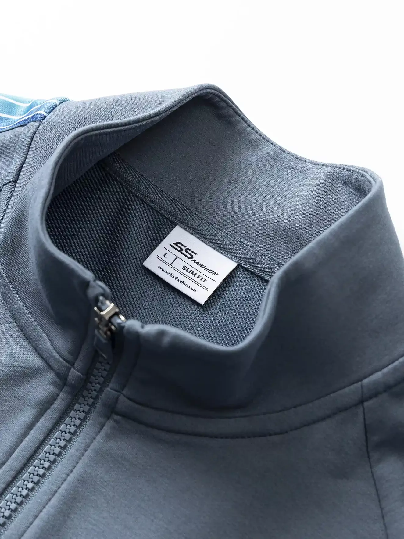 Bộ Quần Áo Nam Cổ Trụ Kéo Khóa Chất Nỉ 5S Fashion BNK23002