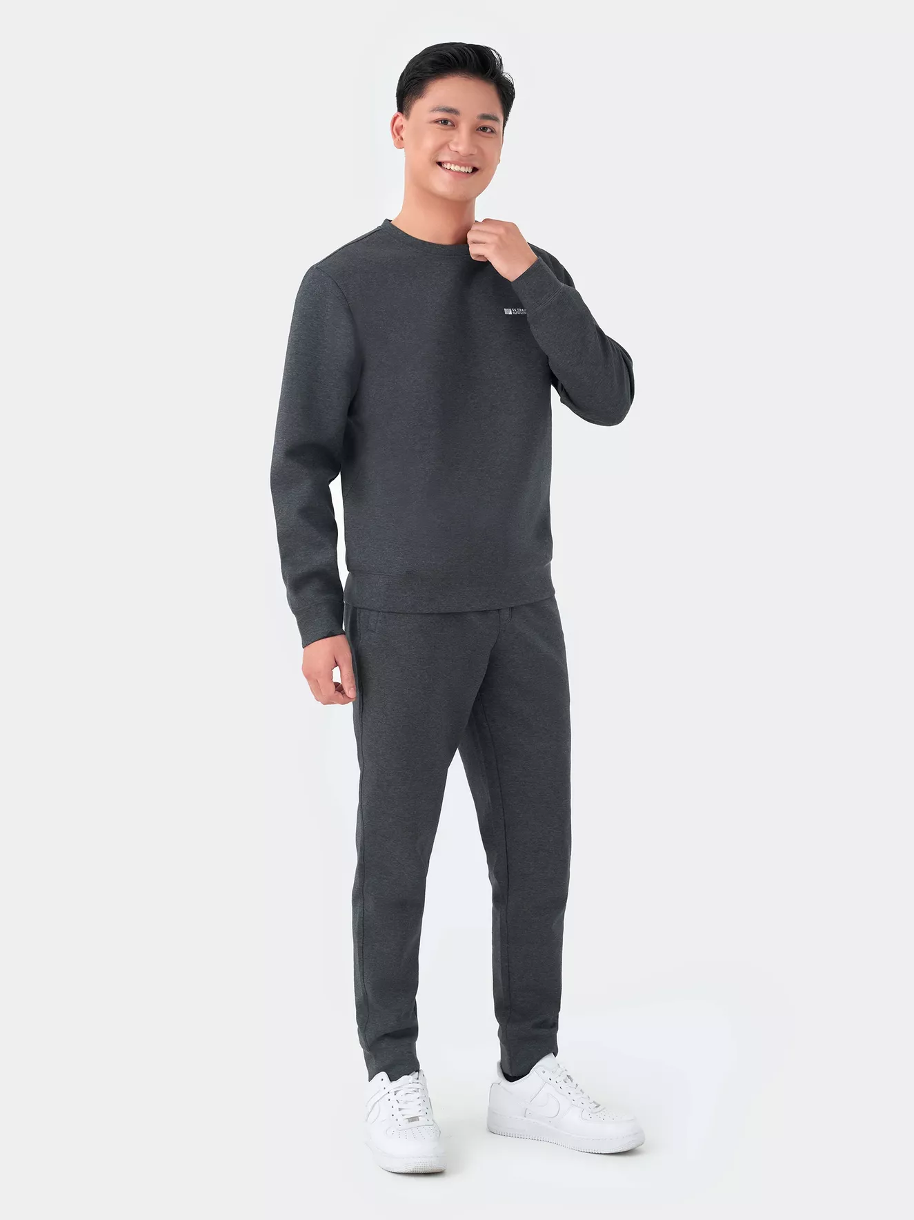 Bộ Quần Áo Nam Mùa Đông 5S Fashion Chất Nỉ Basic Regular BNI23003 