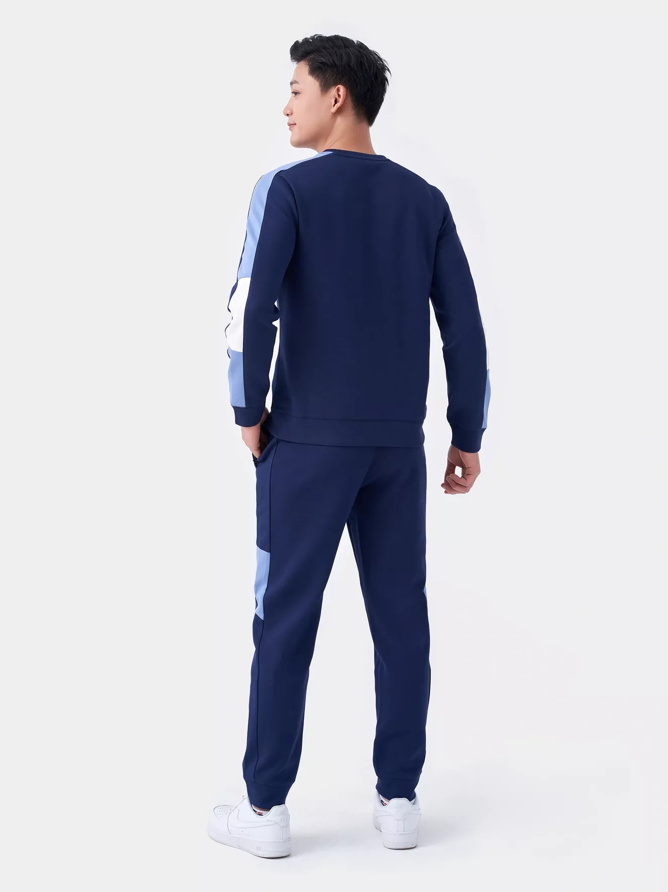 Bộ Quần Áo Nỉ Nam 5S Fashion Can Phối Phom Slimfit BNI23014