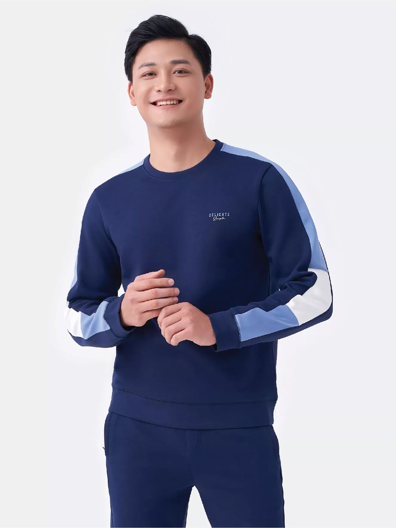 Bộ Quần Áo Nỉ Nam 5S Fashion Can Phối Phom Slimfit BNI23014