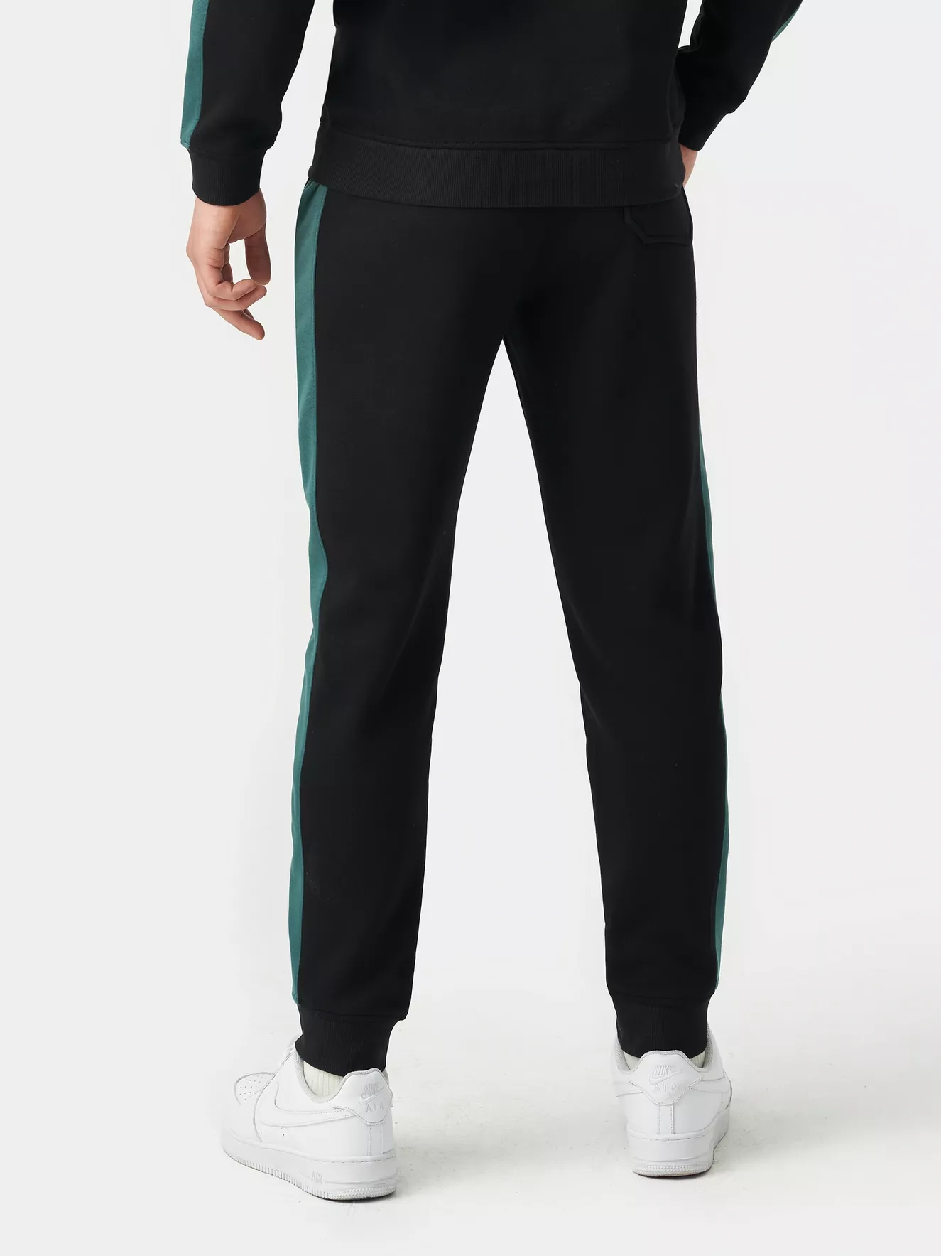 Bộ Quần Áo Nỉ Dài Tay Can Phối 5S Fashion Phom Slimfit BNI23017