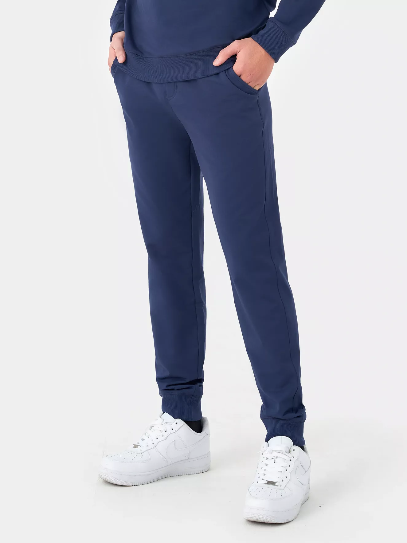 Bộ Nỉ Nam Dài Tay 5S Fashion Basic Phom Slimfit BNI23019