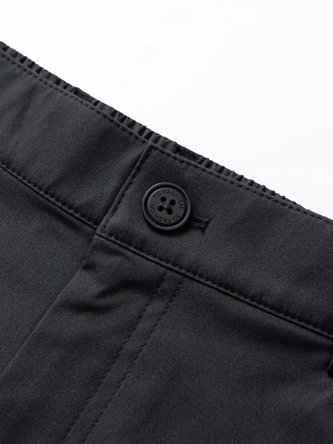 Bộ Quần Áo Nam Vải Gió 5S Fashion Basic Cạp Chun Phối Cúc BOG23001