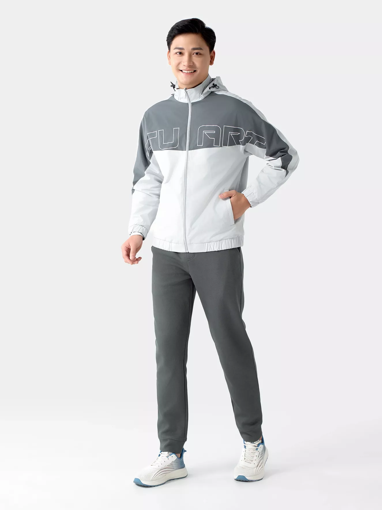 Áo Khoác Gió Nam Mặc Được Hai Mặt 5S Fashion Slimfit AKG24016