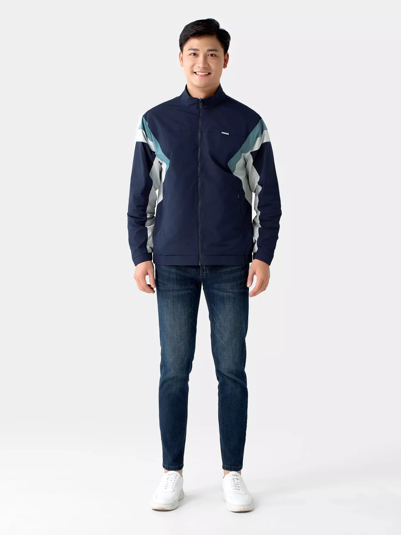 Áo Khoác Gió Nam 2 Mặt 5S Fashion Phom Slimfit AKG24017 