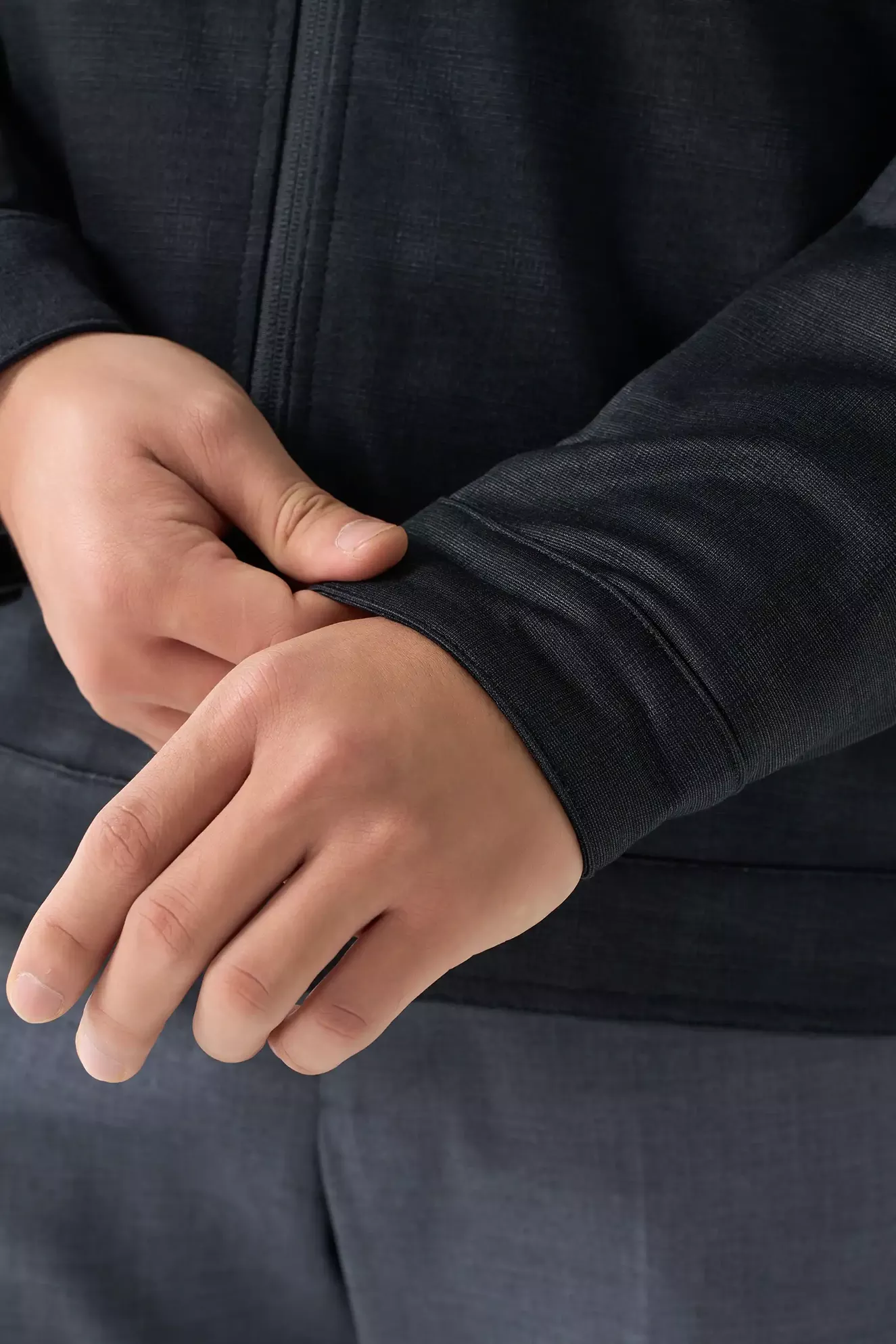 Áo Khoác Thời Trang Nam Cổ Trụ 5S Fashion Dệt Kẻ Ô Sang Trọng AKH24057