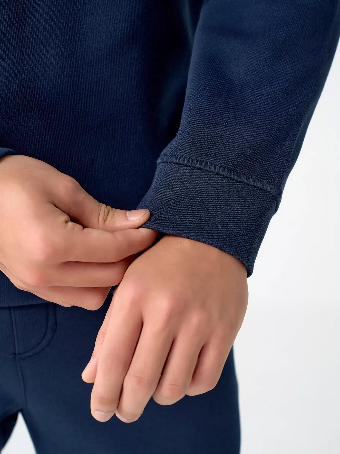 Bộ Quần Áo Nỉ Nam 5S Fashion Trơn Basic Slimfit BNI24001