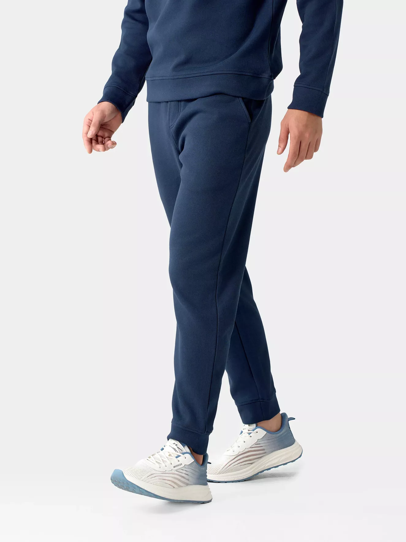 Bộ Quần Áo Nỉ Nam 5S Fashion Trơn Basic Slimfit BNI24001