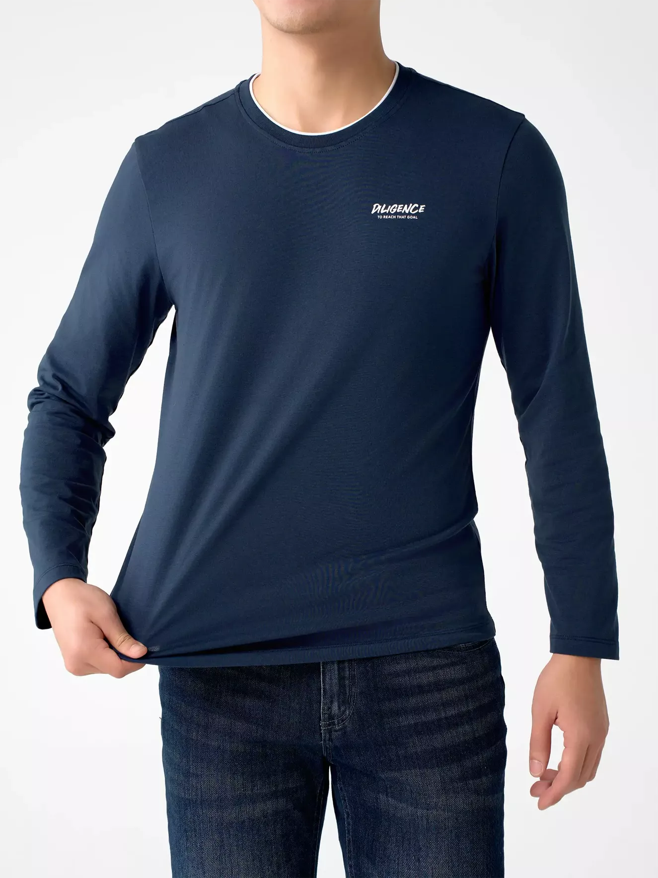 Áo Thun Nam Dài Tay Ultra-Soft 5S Fashion Phom Slimfit ATH24014