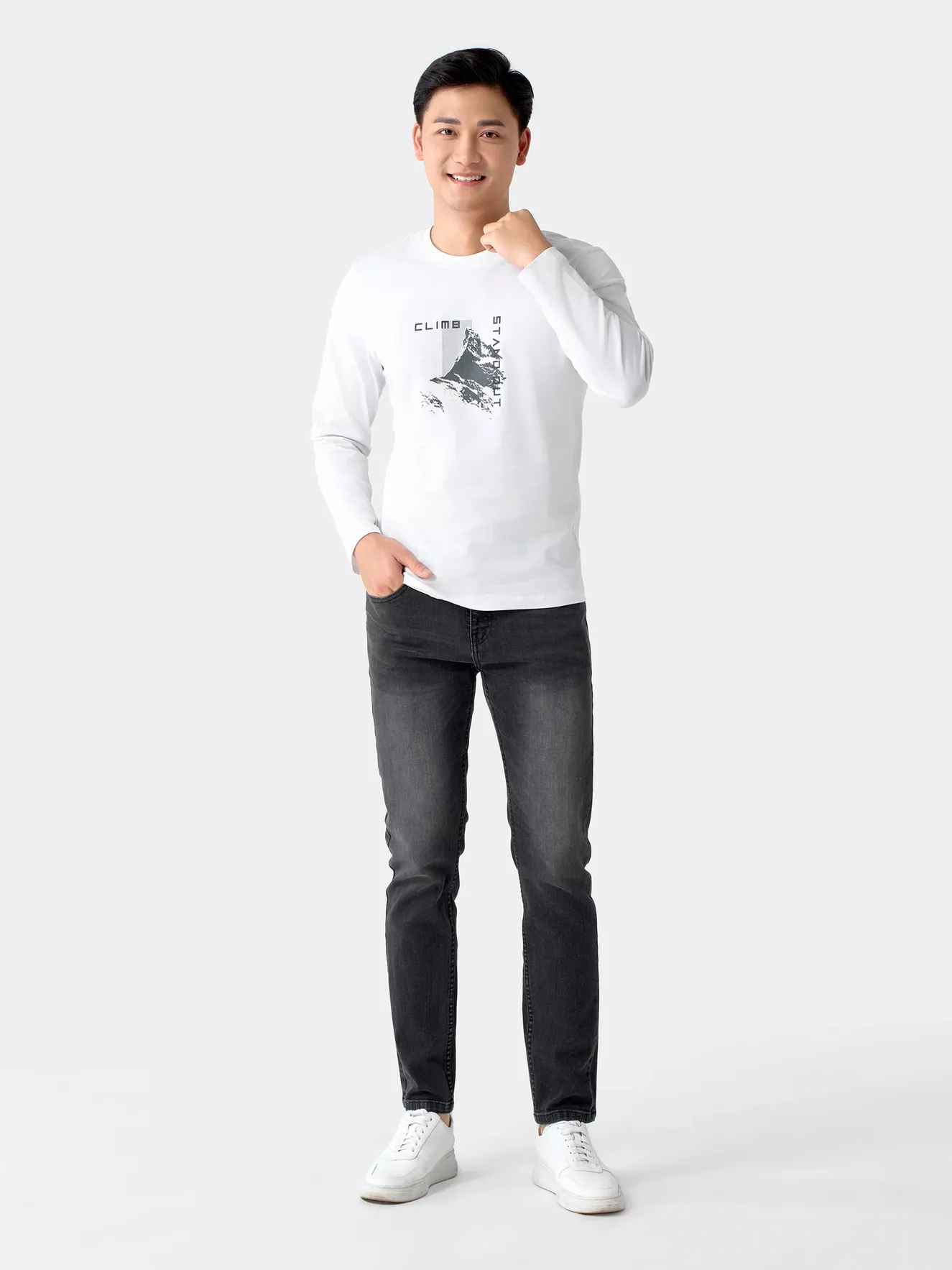 Áo Thun Nam Dài Tay In Hình 5S FASHION ATH24030