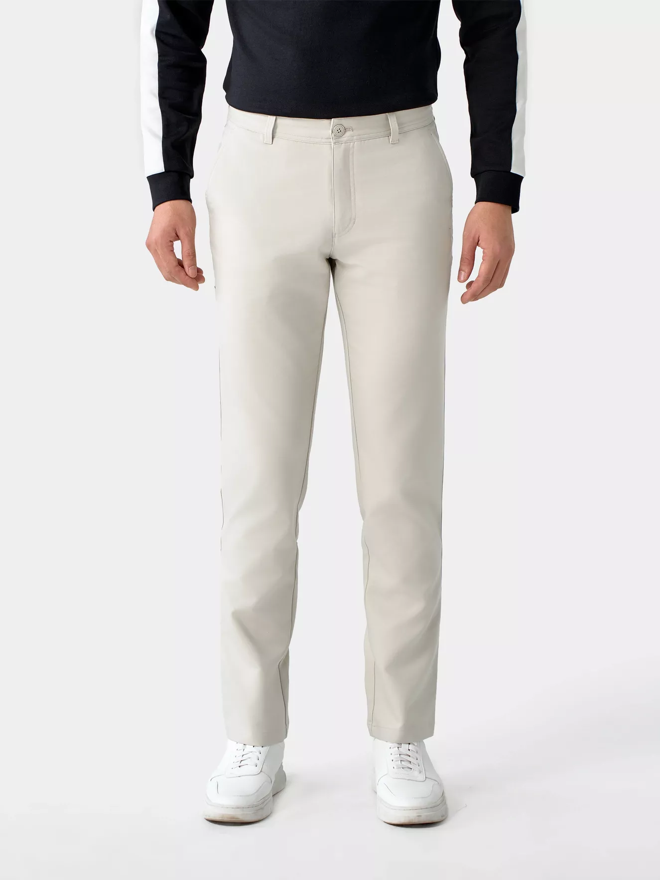 Quần Dài Nam Kaki 5S Fashion Trơn Phom Regular QKK24110